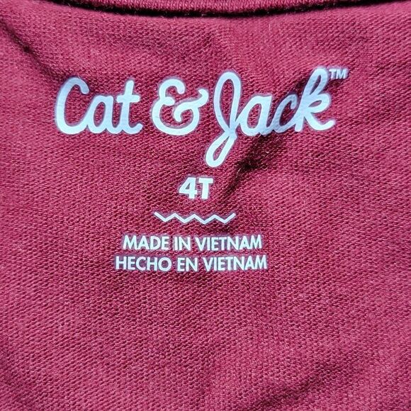 Cat & Jack Toddler "Extra Thankful" Short Sleeve Graphic T-Shirt Sz 4T - Picture 2 of 5